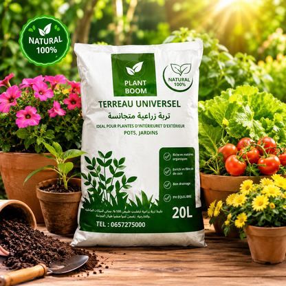 Plant Boom – Terreau Universel 20L | Terreau Naturel pour Plantes